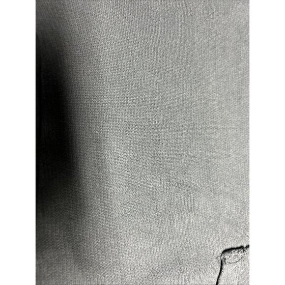 Splendid Full Zip Hoodie Sweatshirt Gray With Black Velvet Trim Size Small - Picture 9 of 9